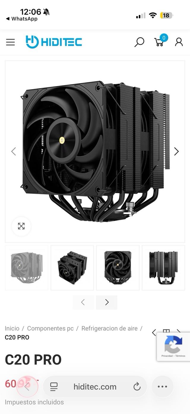 Dissipatore Hiditect C20 Pro