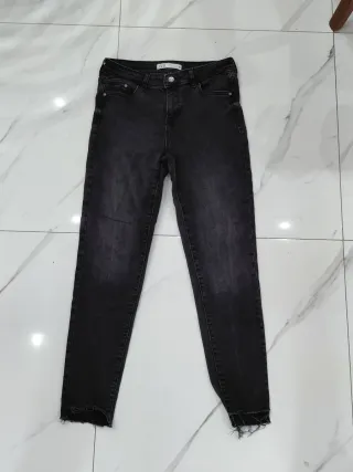 Jeans Zara skinny grigi donna taglia 40