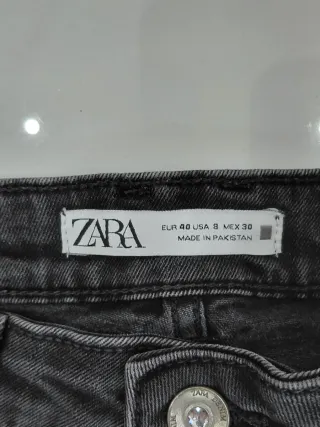 Jeans Zara skinny grigi donna taglia 40