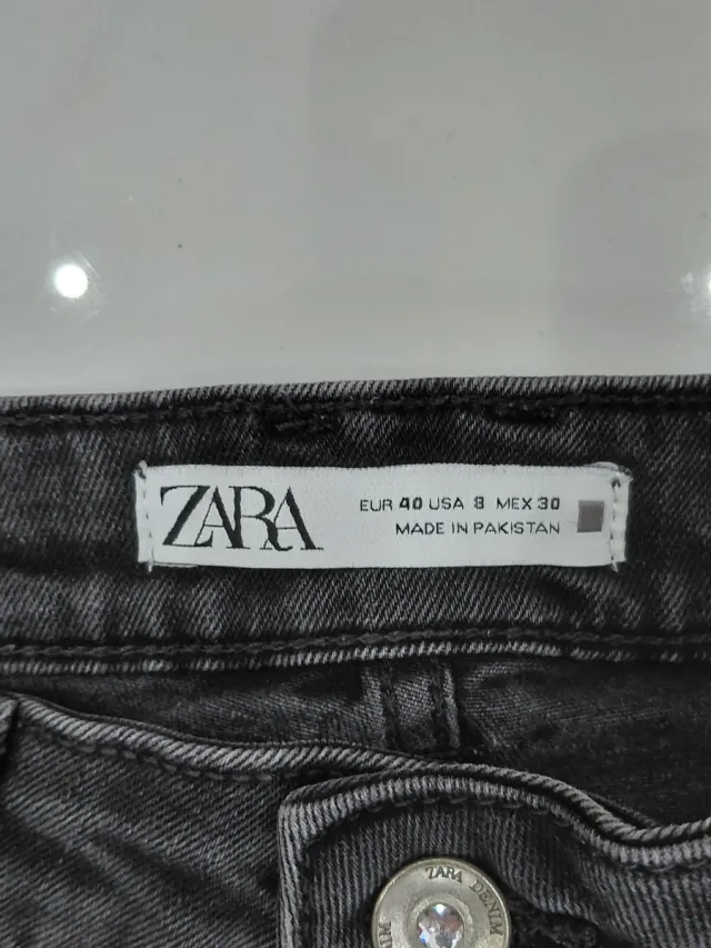 Jeans Zara skinny grigi donna taglia 40