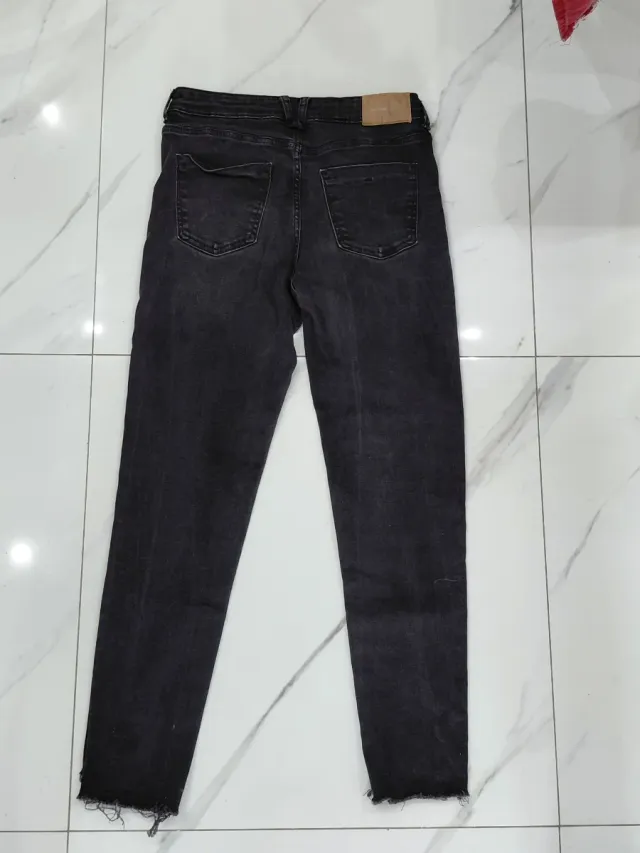 Jeans Zara skinny grigi donna taglia 40