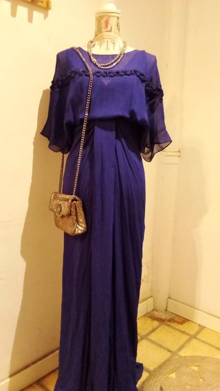 Vestido fiesta seda Purificación García NUEVO