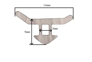 10m Guarnizione vetri porta infissi finestre casa
