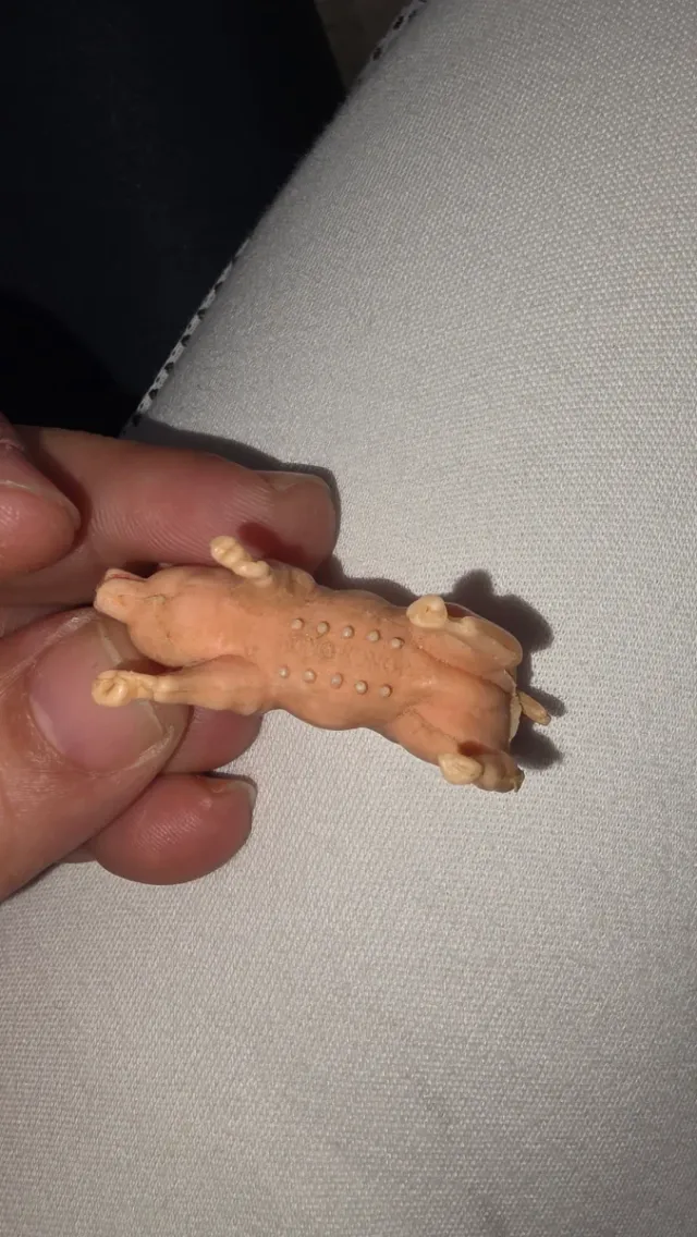 Cerditos de juguete para belen o maketas