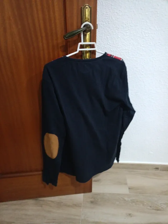 Jersey Zara Man Cuadros Rojo y Negro