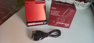 Nintendo Game Boy Advance SP Rosso boxato