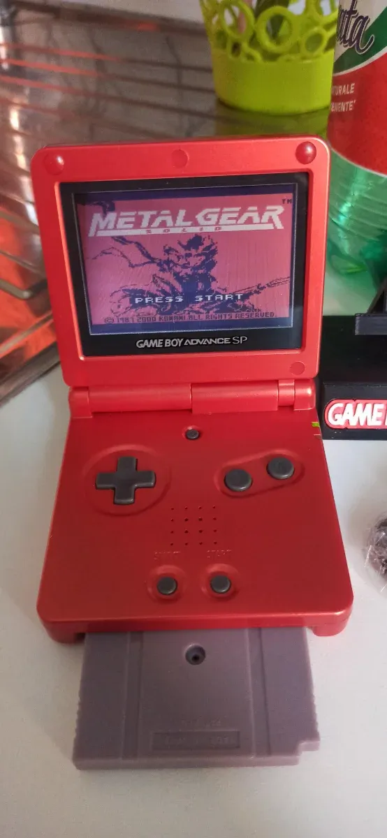 Nintendo Game Boy Advance SP Rosso boxato