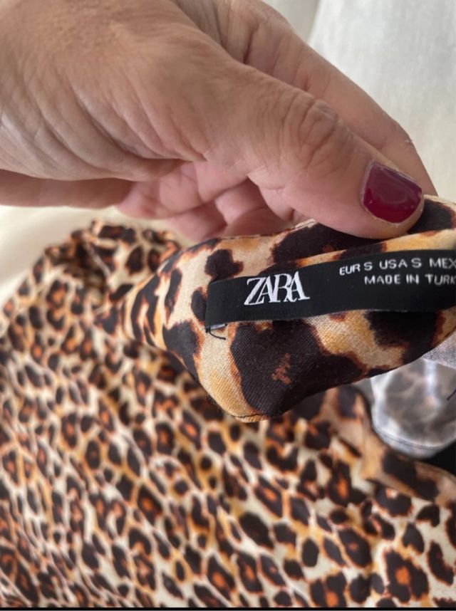 Falda larga estampado leopardo