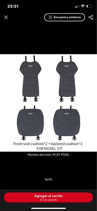 Protección asiento Jaecoo