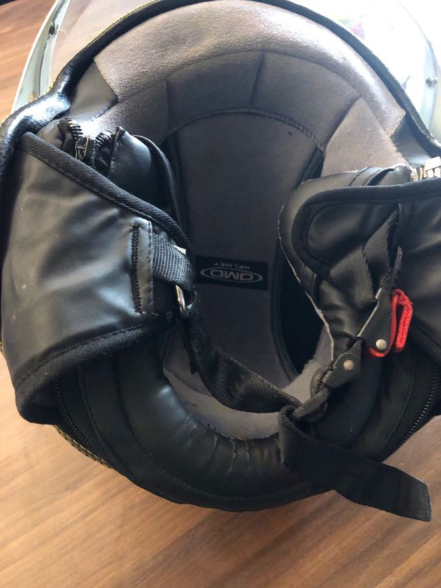 Casco moto con visiera