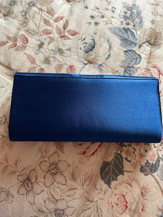 Sandalias y cartera azul talla 39