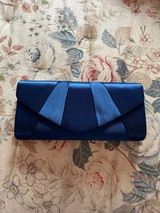 Sandalias y cartera azul talla 39