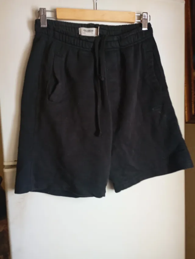 Pantalones cortos Pull&Bear negros