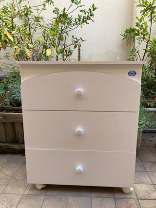 Fasciatoio Cassettiera Pali Bianco