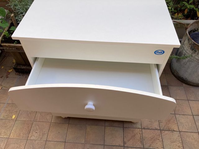 Fasciatoio Cassettiera Pali Bianco