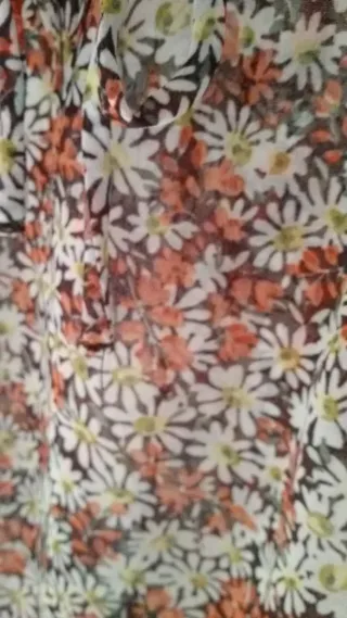 Blusa floral manga corta