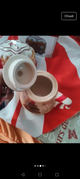 Set natalizio ceramica