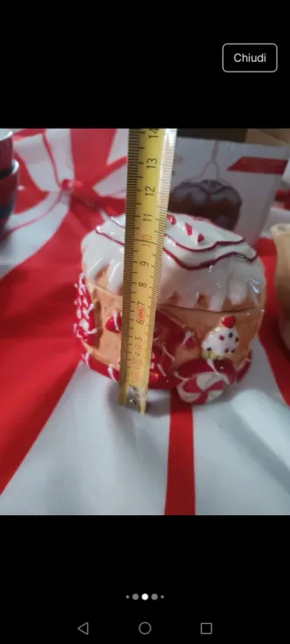 Set natalizio ceramica