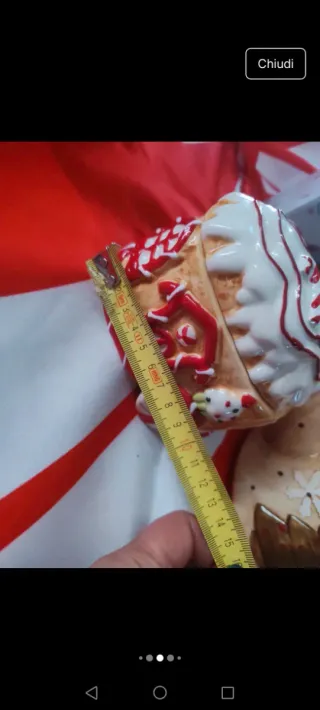 Set natalizio ceramica