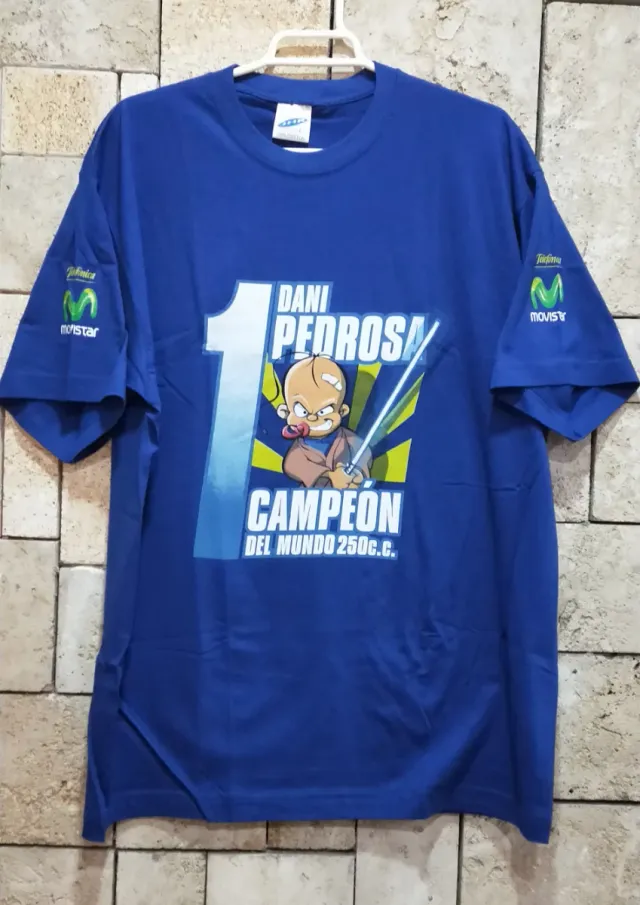 Camiseta Dani Pedrosa Campeón 250cc año 2005