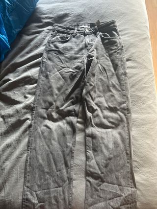 Pantalón vaquero gris talla 38