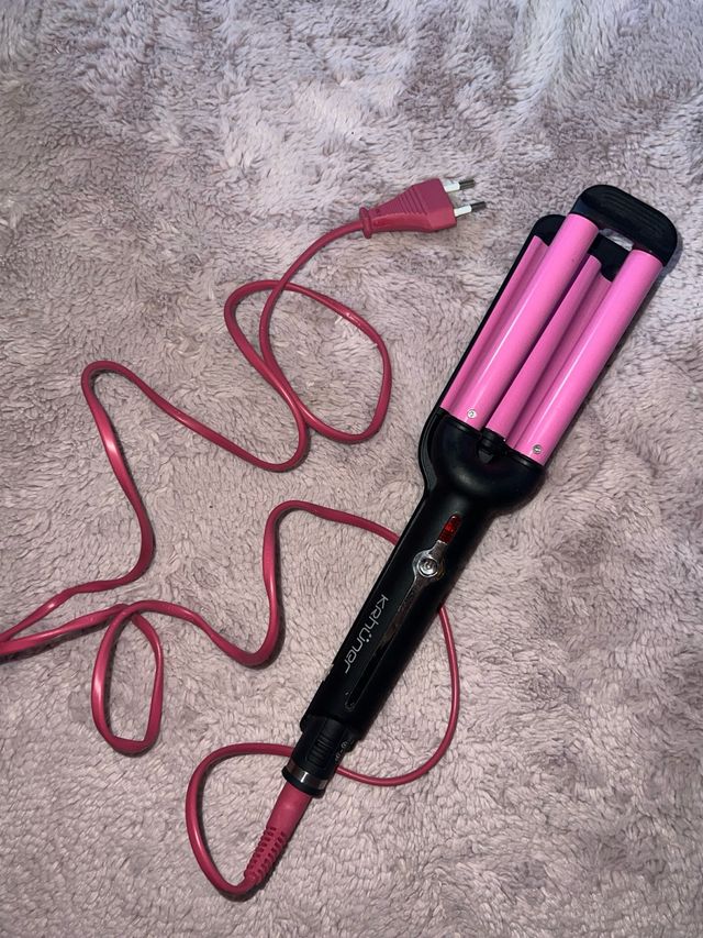 Rizador de pelo Kruger ondas rosas