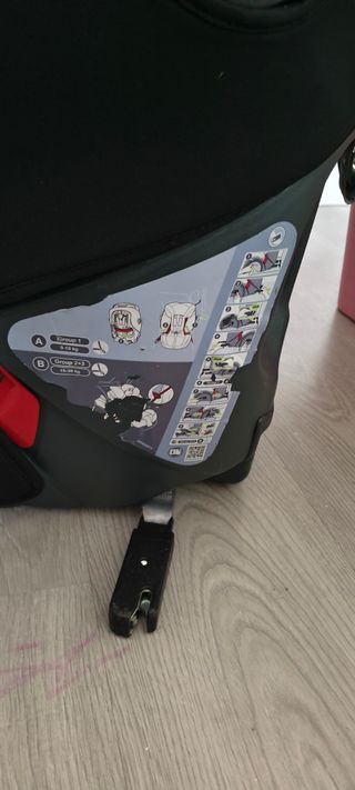 Silla coche Britax Römer negra