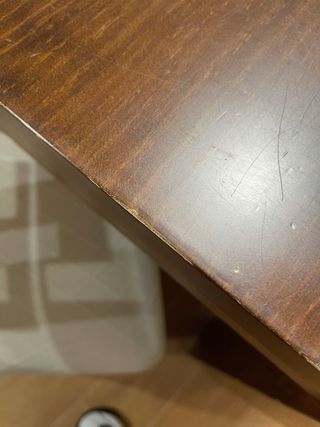 Mesa comedor madera maciza extensible