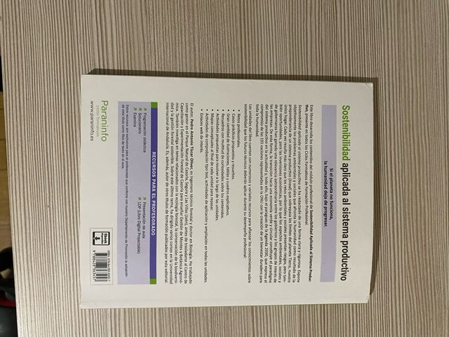 Sostenibilidad aplicada al sistema productivo