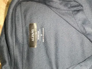 Polo Alfani Talla M Stretch Azul