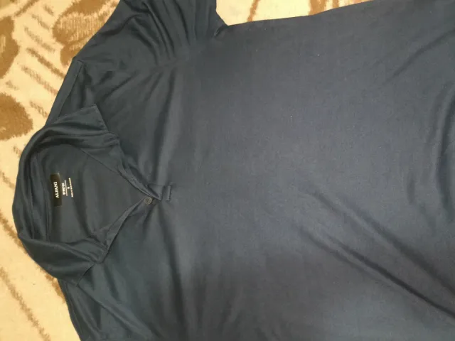 Polo Alfani Talla M Stretch Azul