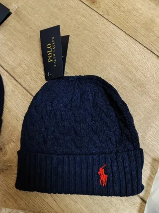 Gorro Polo Ralph Lauren Negro Nuevo
