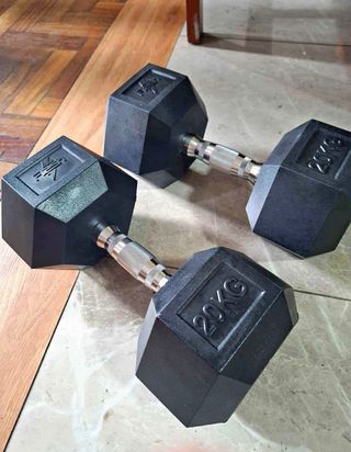 Mancuernas 20kg Hexagonales (Par)