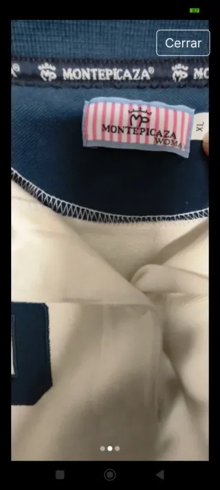 Polo Montepicaza Mujer Talla XL pero da menos tall