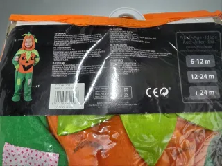 Costume da zucca per bambini Atosa