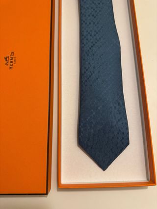 Corbata Hermes Azul