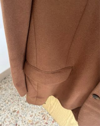 Giacca vintage marrone con cashmere