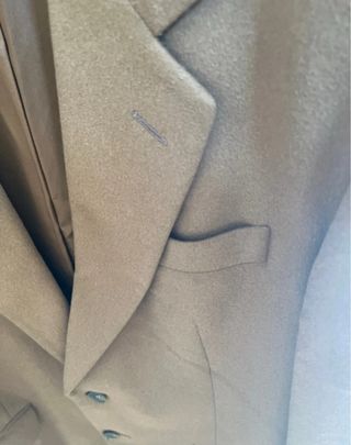 Giacca vintage marrone con cashmere