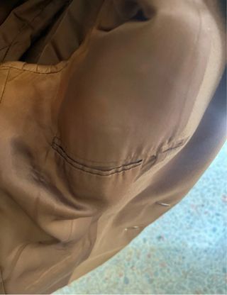 Giacca vintage marrone con cashmere