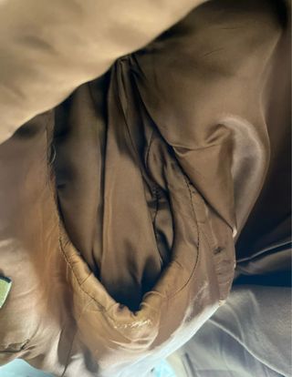 Giacca vintage marrone con cashmere