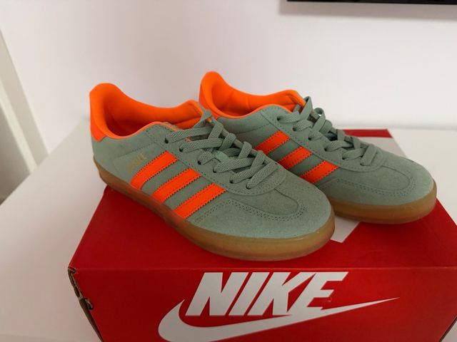 Adidas Gazelle Verde y Naranja