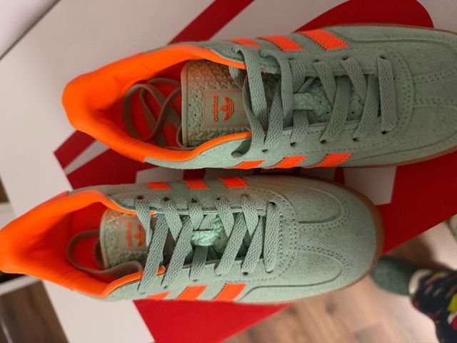 Adidas Gazelle Verde y Naranja