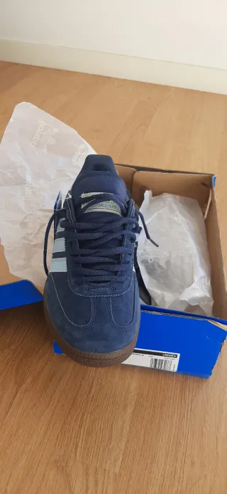 Adidas Bambas Azul y azul celeste