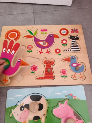 Puzzles de madera educativos