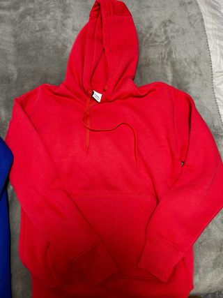 Lote 2 Sudaderas Zara Talla S Azul y Roja
