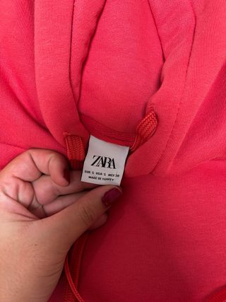 Lote 2 Sudaderas Zara Talla S Azul y Roja
