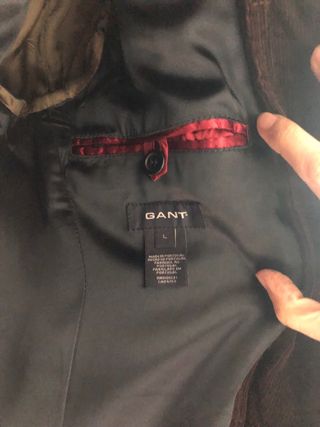 Abrigo Gant azul marino hombre