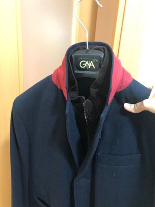 Abrigo Gant azul marino hombre