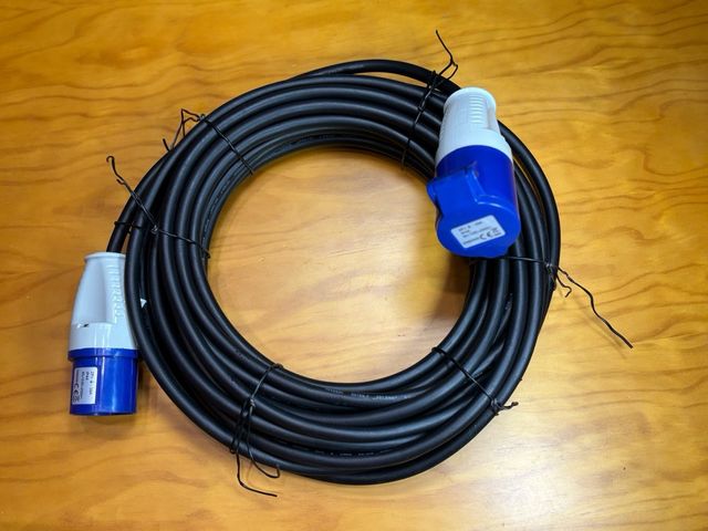 cable Alargador corriente autocaravana 15 metros