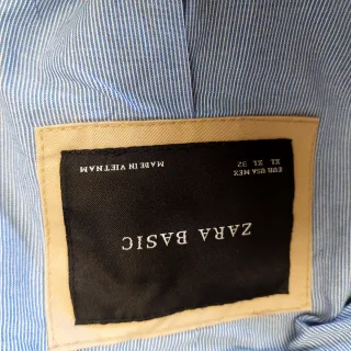 Gabardina beige Zara